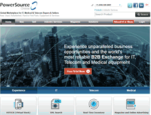 Tablet Screenshot of powersourceonline.com